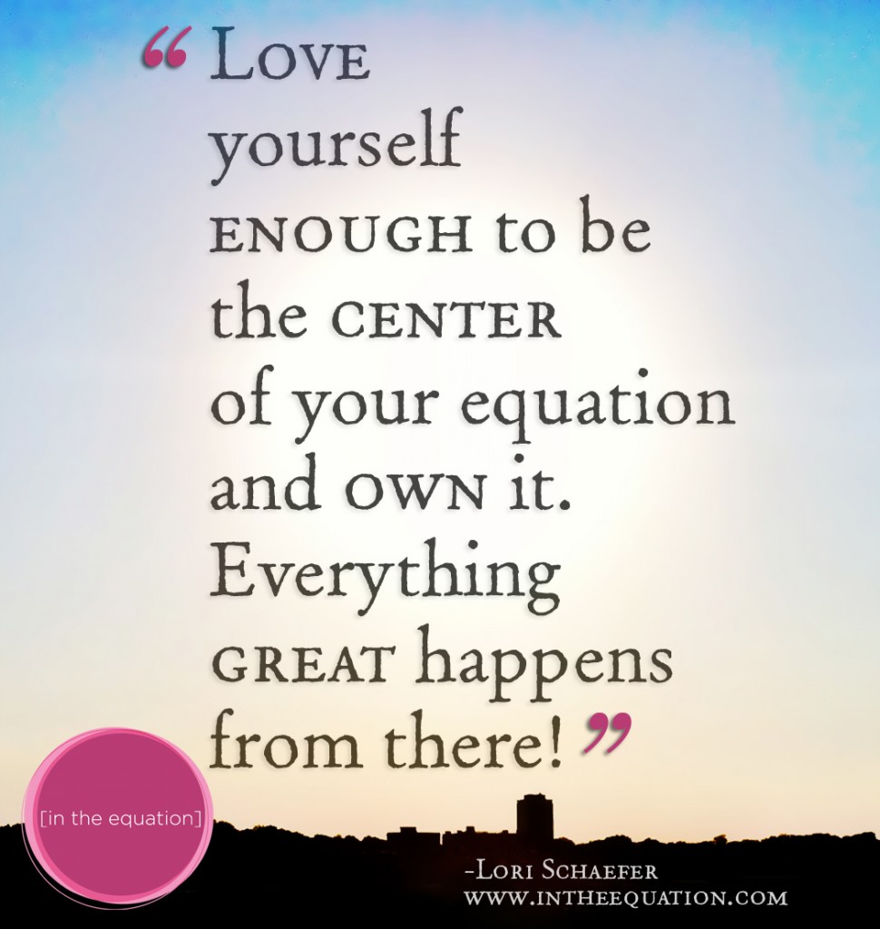 Love Yourself-In-the-Equation