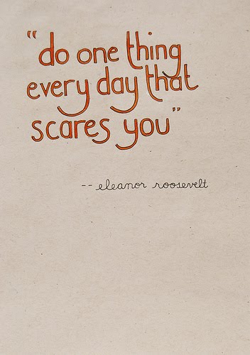 Do One Thing Every Day That Scares You She Climbed Until She Saw