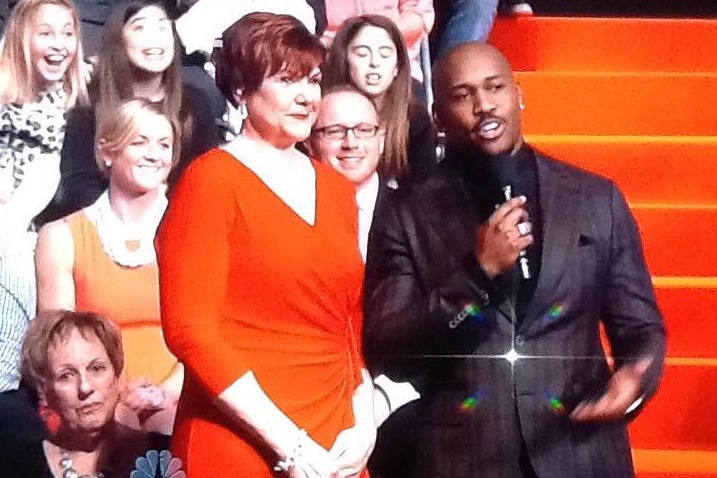 Lori Schaefer with Dolvett Quince on The Biggest Loser